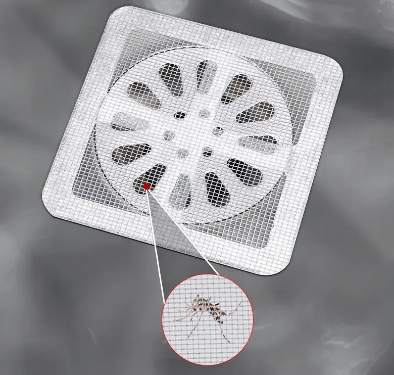 10Pcs Floor Drain Stickers Bathroom Hair Filter Hair net Bathroom Drain Filter Kitchen Anti Clogging Anti Cockroach Bugs
